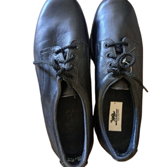 NWOT Mens Wolverine Black Leather Slid Resistant Workshoes 10.5 M - Picture 7 of 13